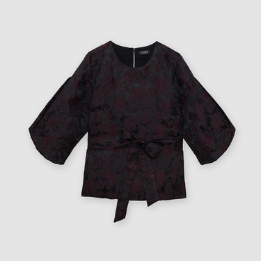 Ms. Read X Sherry Al-hadad - Brocade Voluminous Sleeve Set – plus size set | MS. READ