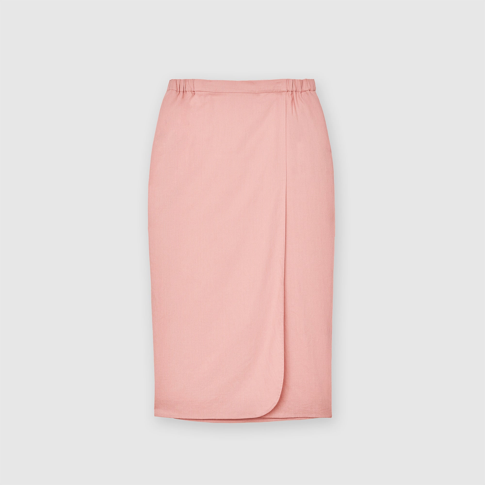 Linen Overlap Skirt