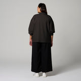 Grey Knit Bomber Jacket by MS. READ, plus size jacket in UK 12–24