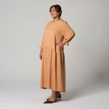 Orange Cottage Dress by MS. READ, plus size dress in UK 12–22