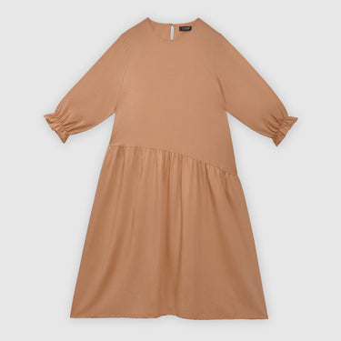Orange Cottage Dress by MS. READ, plus size dress in UK 12–22