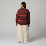 Dark Brown V-Neck Sweater by MS. READ, plus size sweater in UK 12–22