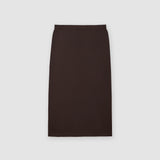 Dark Brown Long Skirt by MS. READ, plus size skirt in UK 12–24