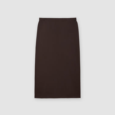 Dark Brown Long Skirt by MS. READ, plus size skirt in UK 12–24
