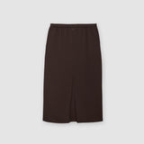 Dark Brown Long Skirt by MS. READ, plus size skirt in UK 12–24