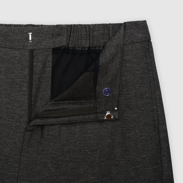 Grey Knit Cargo Pants by MS. READ, plus size pants in UK 12–24