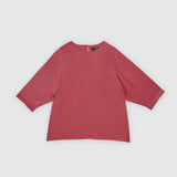 Pink Round Neck Top by MS. READ, plus size top in UK 12–24
