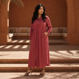 Pink Long Shirt Dress by MS. READ, plus size dress in UK 12–24