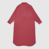 Pink Long Shirt Dress by MS. READ, plus size dress in UK 12–24