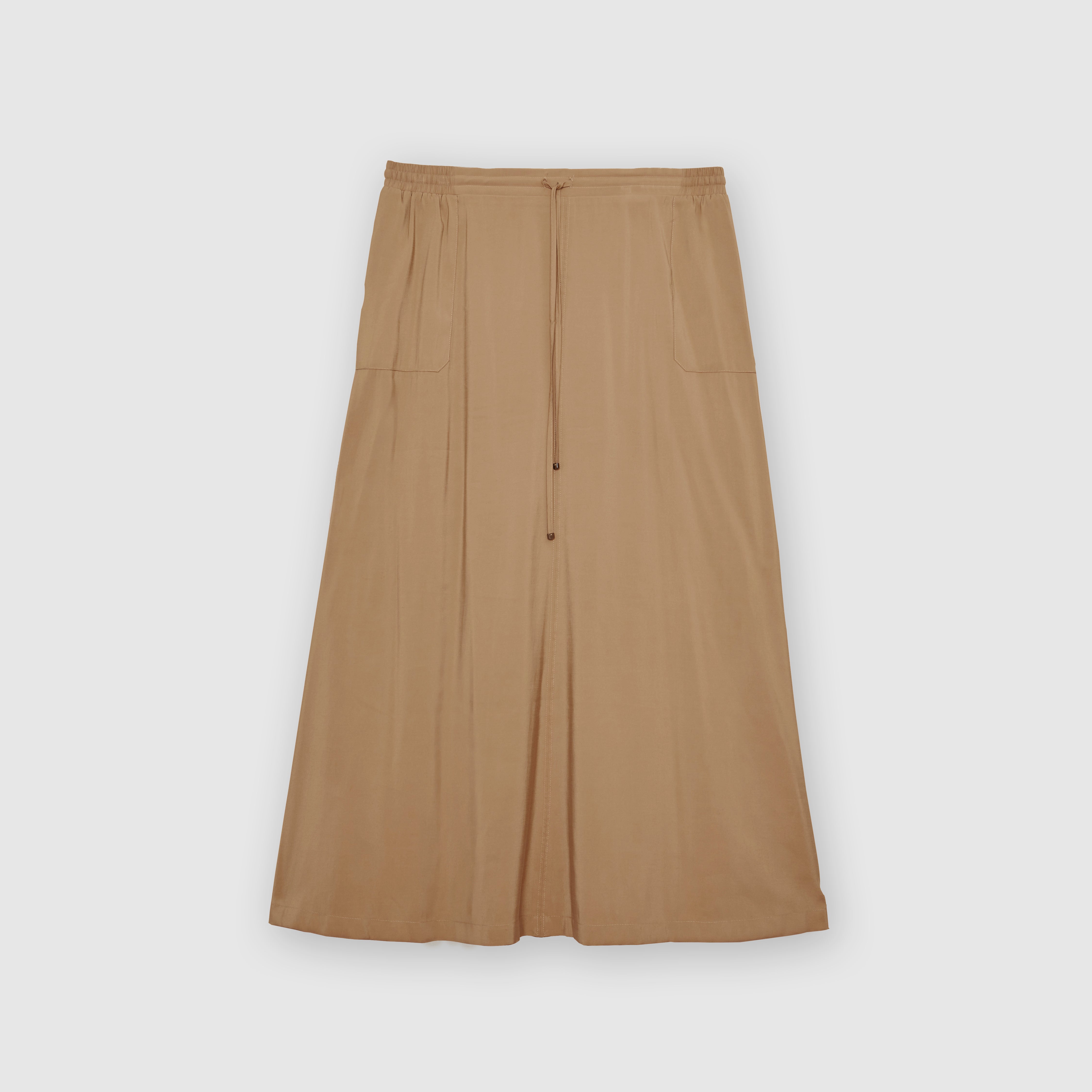 A-Line Twill Skirt