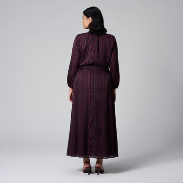 Printed A-Line Skirt