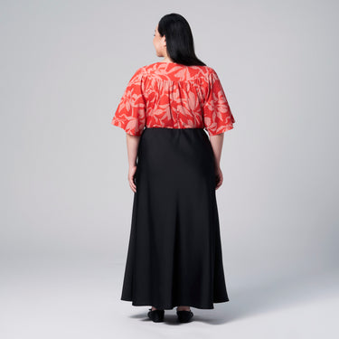 Satin Bias Skirt