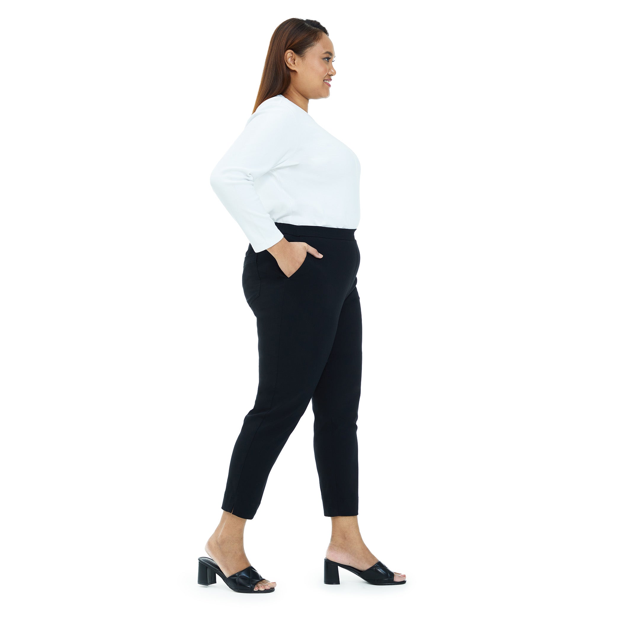 (NEW) Signature Ultra-Stretch Ankle Pants