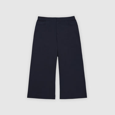 Black Signature Ultra-Stretch Wide Leg Ankle Pants by MS. READ, plus size pants in UK 12–24