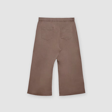 Khaki Signature Ultra-Stretch Wide Leg Ankle Pants by MS. READ, plus size pants in UK 12–24